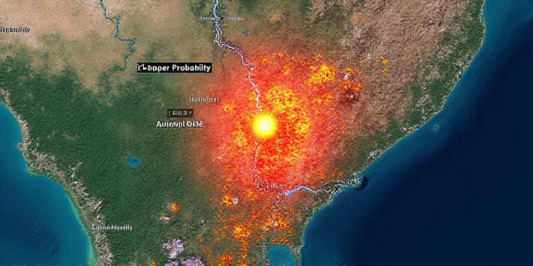 Mapas de probabilidad mineral generados por IA para targeting de depósitos de cobre en Zambia